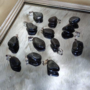 Dije tamboreado HEMATITE